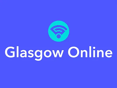 Glasgow Online Logo branding logo web