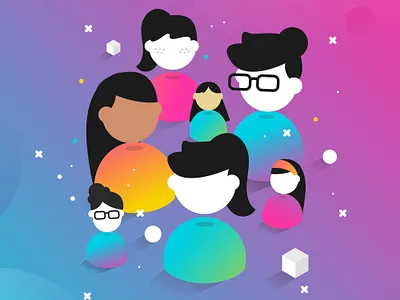 International women´s day at Genially artdirection branding color design digital genially gradient illustration vector web website women women empowerment