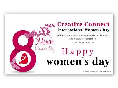 Women's Day animation branding creative creative connect dailyui design empower girl happy illustration internationalwomensday logo march typography vector web website women empowerment womens day womens march