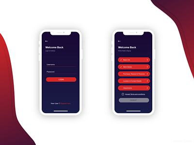 Login & Signup adobe xd app design iphone x latest login login design sign design signup signup screen ui