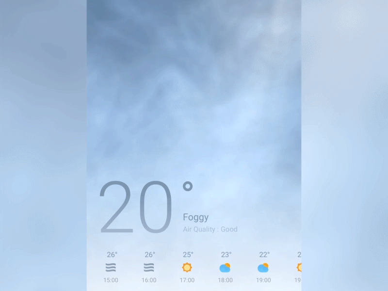 Foggy 3dgraphics flyme motion design ui