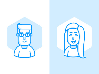 Remessa Avatars app avatar design flat illustration vector