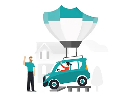 Financial service app app fintech illustration