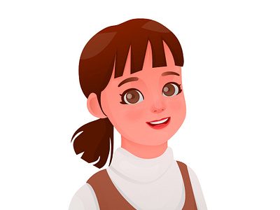 Smile affinity cartoon character dailyillustration design illustration vector