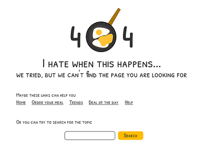 404 error page 008 dailyui dailyui008 illustration ui ux webdesign