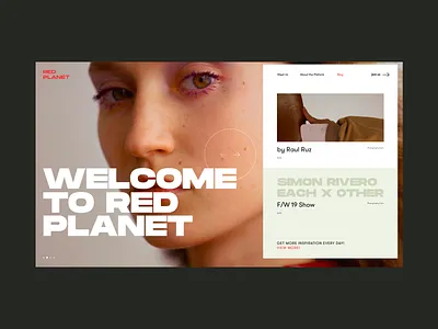 Red Planet PR Agency Blog Hover agency blog concept corporate design face font grid headline hover interface marketing marketing campaign model pr promo ui ux web website