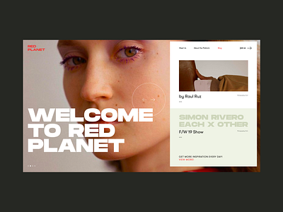 Red Planet PR Agency Blog Hover agency blog concept corporate design face font grid headline hover interface marketing marketing campaign model pr promo ui ux web website