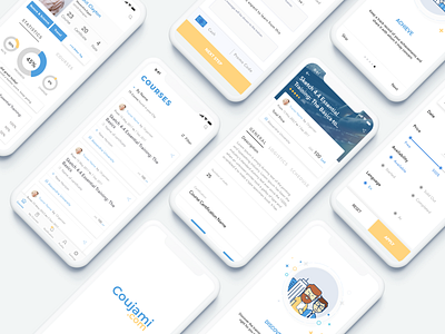 Courses App courses mobile app ui ux