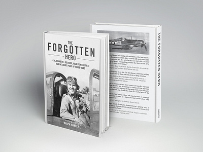 The Forgotten Hero book cover book layout design publishing