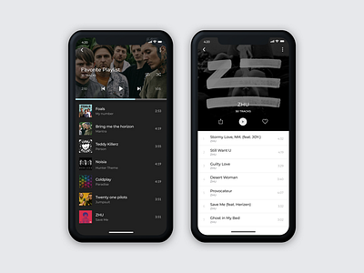 Music Player concept app ios mobile app music music app player player ui song uidesign uiux