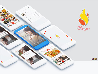 Chingari app ui uidesign ux ux ui ux design xd xddailychallenge