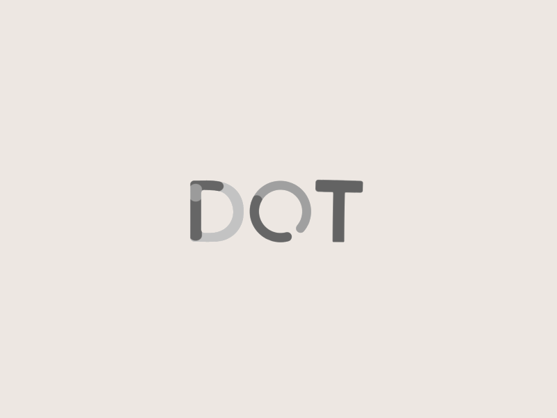 Dot after affects animation 2d branding creative dot identity illustration logo animation logo design motion motion design motion graphics typography