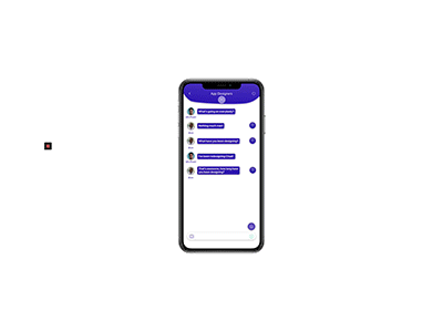 Chad App - Chatroom Animations animate animation chatrooms concept design design app facebook instagram invision studio invisionapp kik messaging mobile prototype reddit snapchat social media app ui ux wireframes