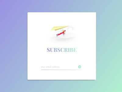 #26 Daily UI Challenge / Subscribe dailyui 026 dailyuichallenge design illustration subscribe subscribe form ui ux