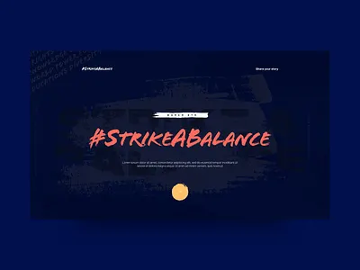 Strike a Balance 8m 8thmarch international womens day iwd landing page strike strike a balance ui ux