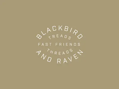 Blackbird & Raven Logo boutique branding branding and identity clothing logo motorcycle store tagline women
