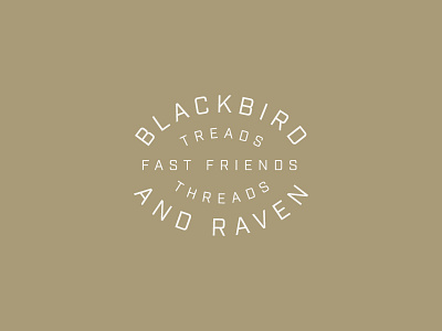 Blackbird & Raven Logo boutique branding branding and identity clothing logo motorcycle store tagline women