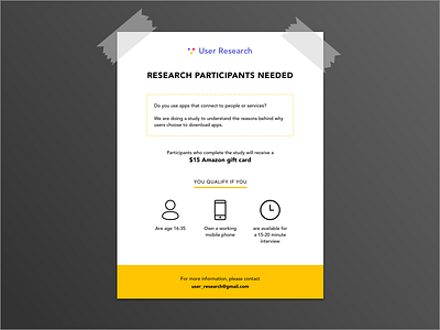 Flyer flyer graphic design user research