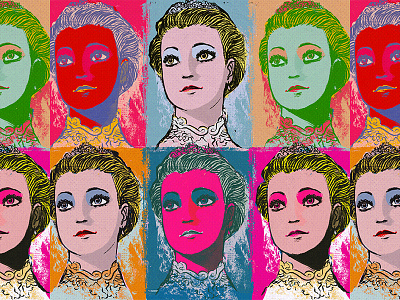 Pascualita andy warhol photoshop pop art