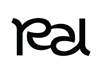 Real clean design flat illustration minimal type typography vector