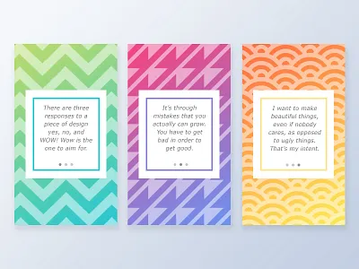Onboarding 023 app design art creative daily ui 023 daily ui challenge dailyui design illustration onboarding onboarding screens pattern art ui