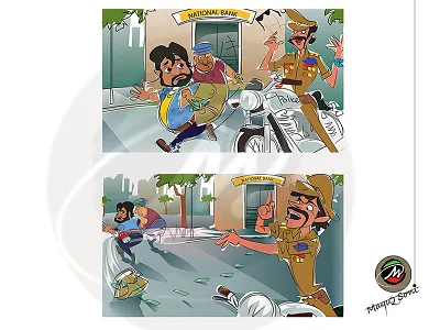 Chor Police comic art