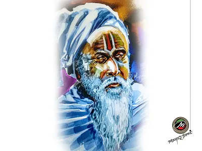 Saint In Digi Water Color