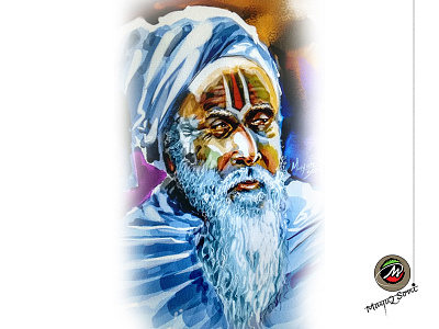 Saint In Digi Water Color