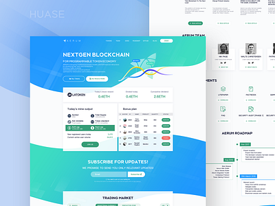 NEXTGEN BLOCKCHAIN ui ux web 设计