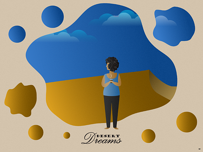 Desert Dreams affinity designer illustration