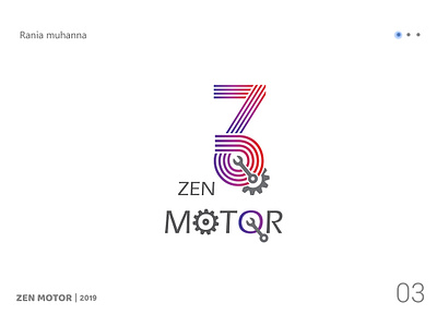 LOGO ZEN MOTOR illustartor logo logomotor