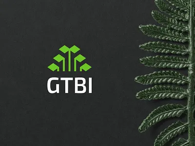 Green Technology Business Incubator Logo brand and identity business incubator corporate green growth leaf logo mdoern technology