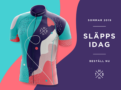 Team Sällskapet Cycling Jersey 2019 apperal bicycle bike cycling dress fashion jersey kit mockup racing sport team