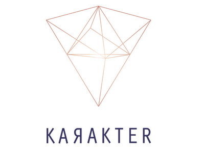 Logo Karakter abstract bronze gold graphic logo