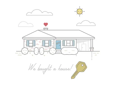 Homeowner architecture design home house illustration mid century primary vandyink