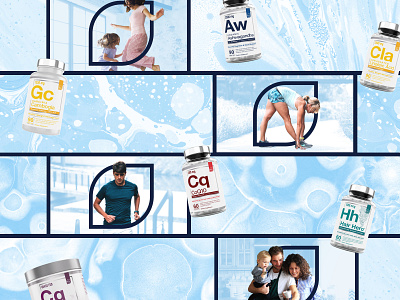 Essential Elements Rebranding art direction brand branding color design logo style ui vitamins website