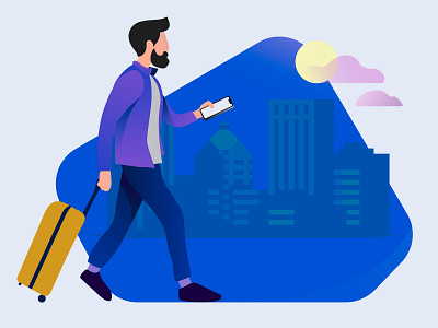 Illustration for website identity illustration sketch travel travel agency