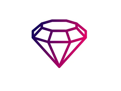 Jewel Icon crystal ball gradient grapgic design graphic icon jewel