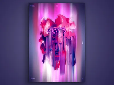 Futz Poster #67 blur challenge conception creation creativity design challenge graphic design graphic designer light poster poster design process