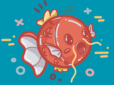 That’s you, Magikarp brazil design icon illustration poke pokeball pokedex pokemon pokemonday procreate procreate brush vector