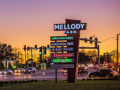 Custom neon pylon sign by Right Way Signs of Chicago chicago neon neon sign sign signage signs vernon hills way finding