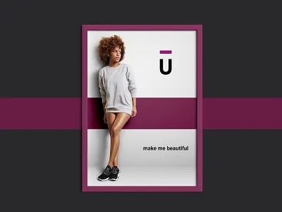 Poster for beauty Studio UT branding design logo