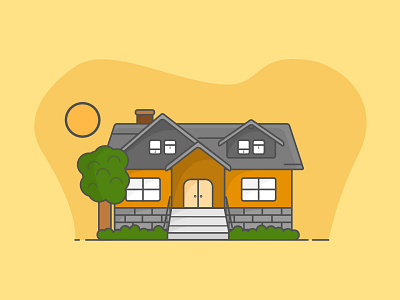 Summer Illustration 2d art art design draw flat flat design illustration illustrator sketch ui ui ux design vector