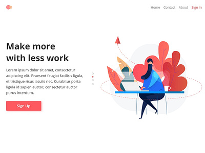 Workspace UI Illustration character design fresh humans illustration new people stylized ui web workspace