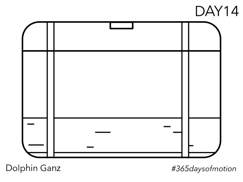 Example of On the train - part1 • Day014 • 365 Days of Motion