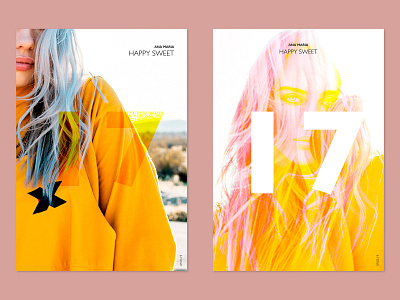 Happy Sweet 17 billieeilish birthday design poster