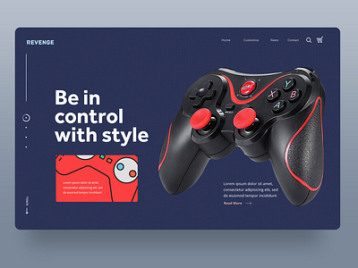 UI concept design: Revenge design icon ui ux web