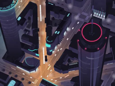 City Skyline cityscape illustration urban