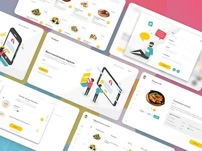 FastPigeon app app art blog delivery design gradient logo minimal screen ui uidesign ux website