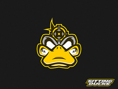 Sitting Ducks crosshair duck esport esports gaming headshot sitting ducks target team team logo